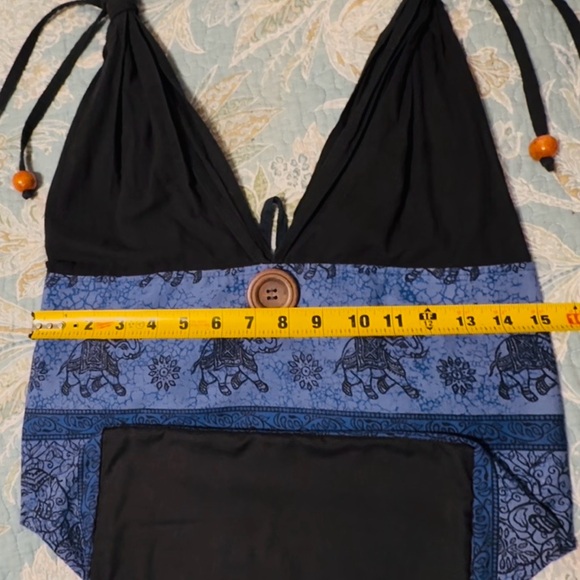 Boho-Chic vintage Thai/elephant motif, shoulder bag w/adj straps used - Picture 4 of 7